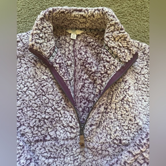 WOMEN’S SUPER SOFT PULL OVER QUARTER ZIP SHERPA SWEATER (SIZE XS) - Picture 8 of 10